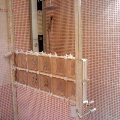 Fijo de pavets en construcción