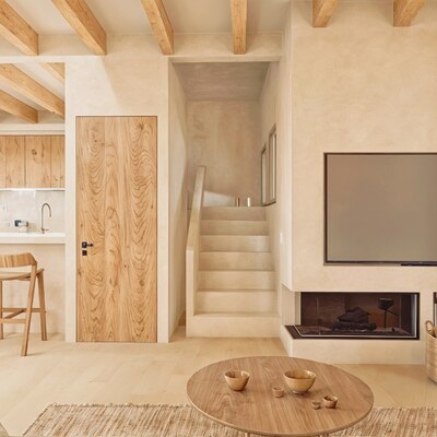 Interior casa mediterránea