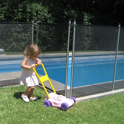BabySecur Valla para piscina Gris-Plata