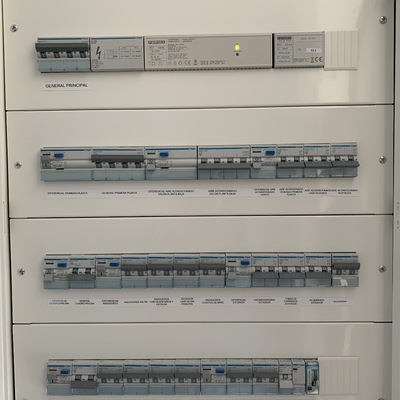 Cuadro eléctrico en vivienda unifamiliar