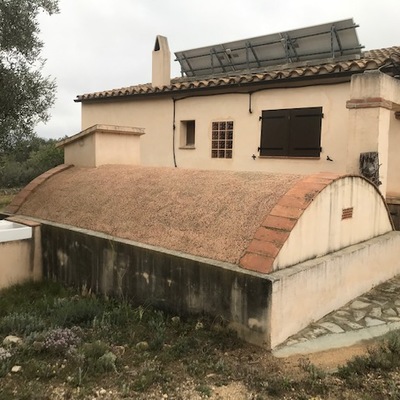 Cisterna de bóveda redonda