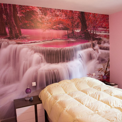 Foto mural dormitorio juvenil. Cascada
