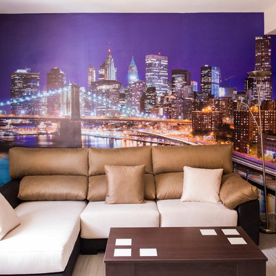 Foto mural salón. Puente