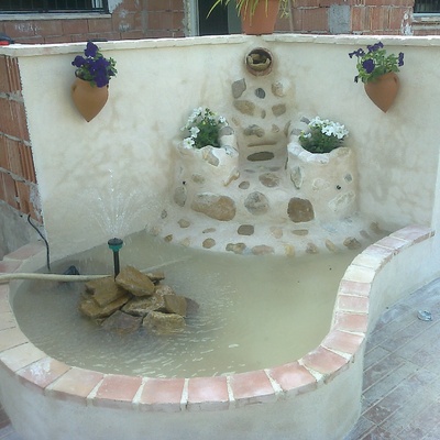 fuente jardin