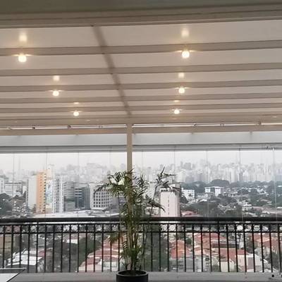 Pérgola lona retractil