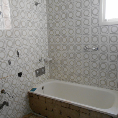 reforma de un baño (antes de la reforma)