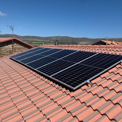 Placas solares en Carrascosa de la Sierra (Soria)