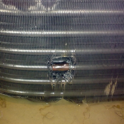 fuga encontrada y reparada 1