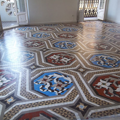 acristalado de mosaico