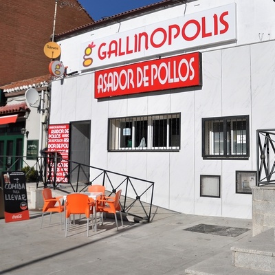 Tienda de comidas fuera