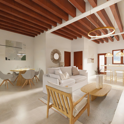 Transformación de un Salón en mal estado pero con un gran Potecial