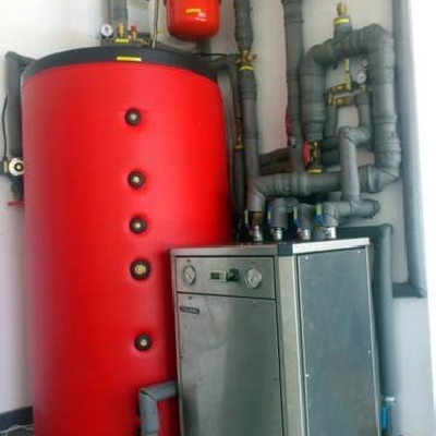 Geotermia de la marca SDEEC con captacion horizontal