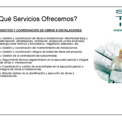 GESTIÓN Y COORDINACIÓN DE OBRAS E INSTALACIONES