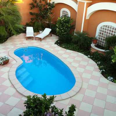 Piscina Poliester Modelo Lisboa