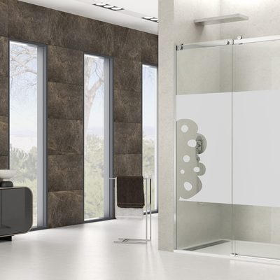 Mamparas de ducha decoradas