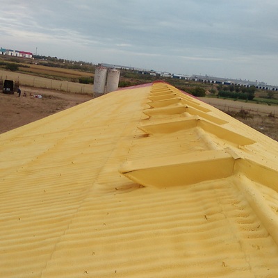 aislamiento de cubierta exterior granja avícola