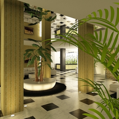 Hall de Entrada Hotel Andalucía