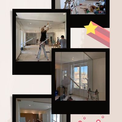 Proyecto de Puerta y fijo acristalado