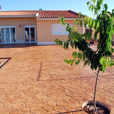 Homigon impreso acabado