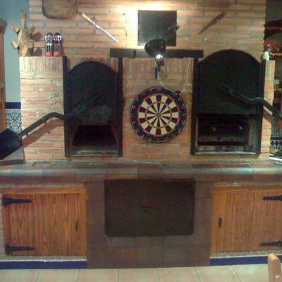 Horno, chimenea y barbacoa