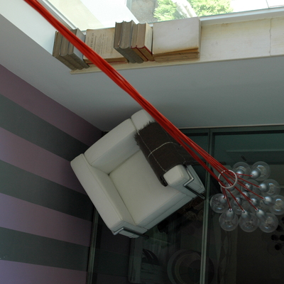 Hueco doble altura vivienda unifamiliar