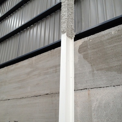 ignifugacion de pilara con lana y con pintura