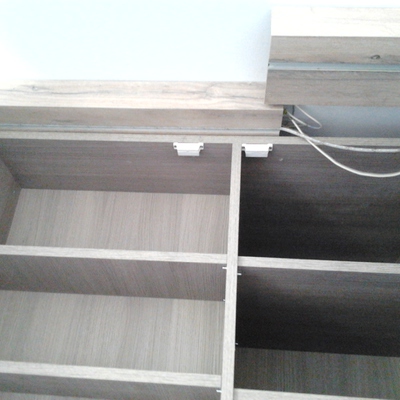 Iluminacion armarios en proceso