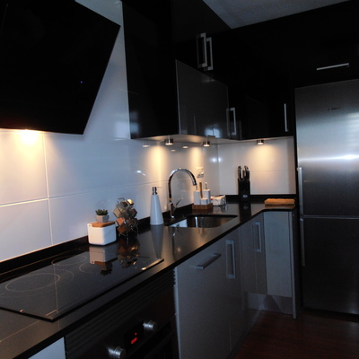 iluminación de la cocina