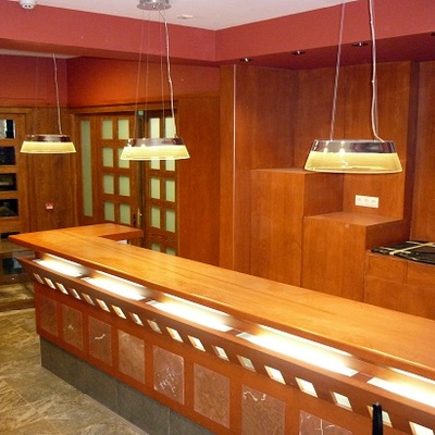 Iluminación de un bar