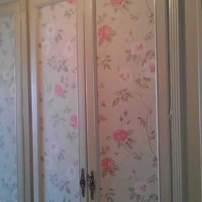 semilalacado de carpinteria y empapelado