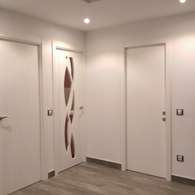 Puertas de paso lacadas