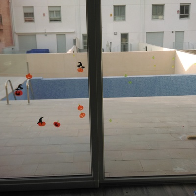 Ventanal hacia exterior