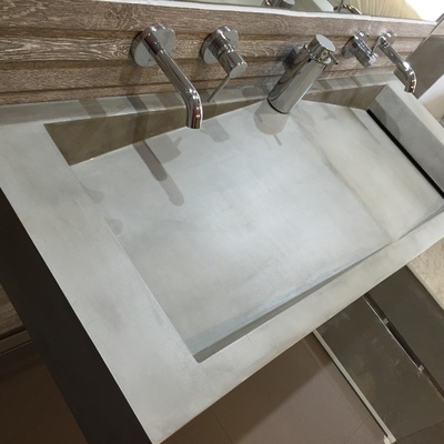 Lavabos de microcemento