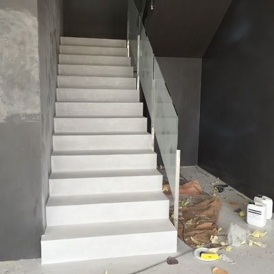 Escalera Microcemento