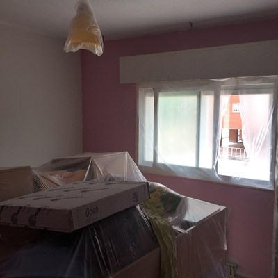 Pintura plástica en colores 