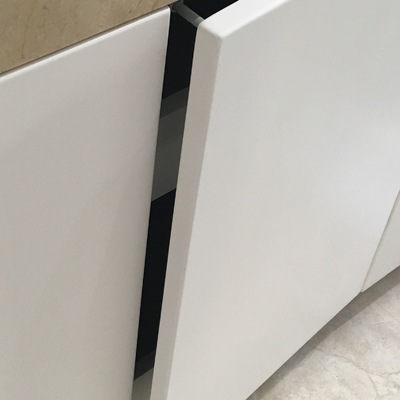 Mueble baño liso lacado 2