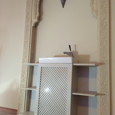 Mueble lavabo sala masaje 