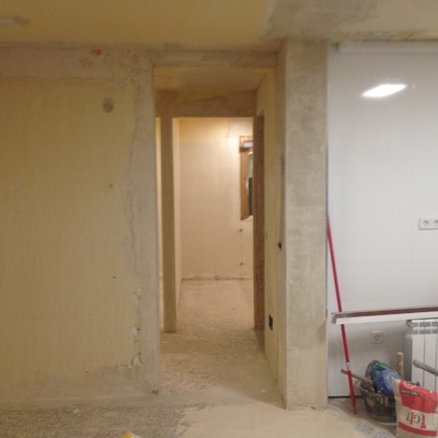 Quitar, gotelé, alisar y pintar