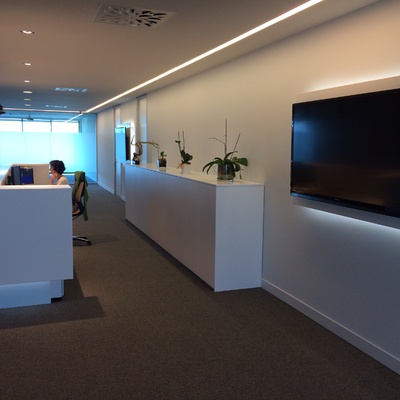 Recepción oficinas. 