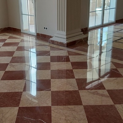 Abrillantado de marmol