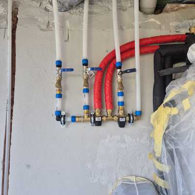 Instalacion de tuberio para airotermia