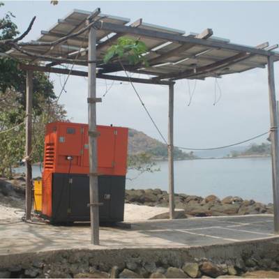 GENERADOR HÍBRIDO EN UNA ISLA