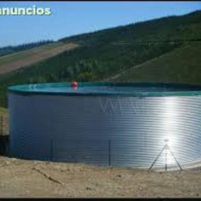 deposito metalico para almacenar agua