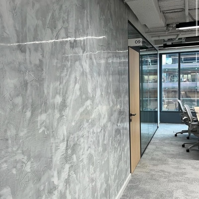 Estuco efecto marmoleado gris