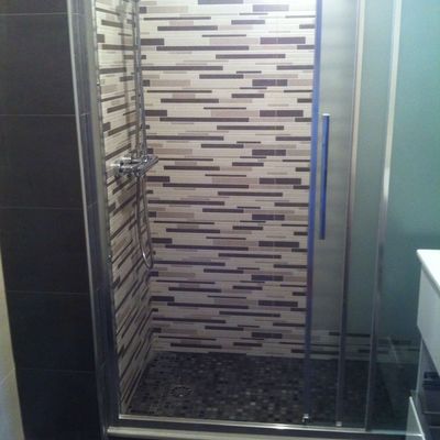 Plato de ducha de obra suelo antideslizante