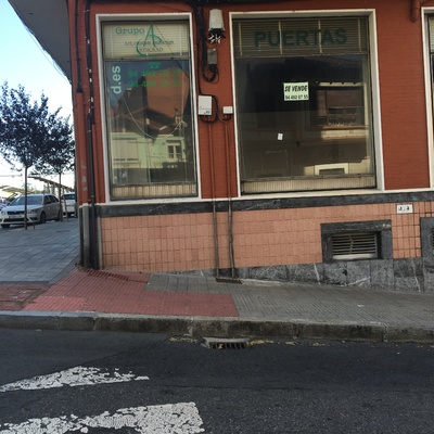 Estado después de la limpieza de una pintada