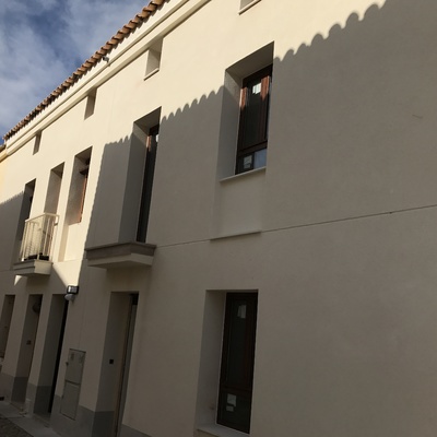 Fachada viviendas adosadas