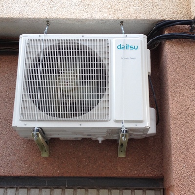 instalacion de maquina exterior A/A
