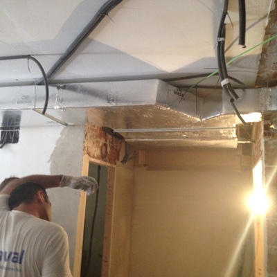 instalacion por conductos en vivienda