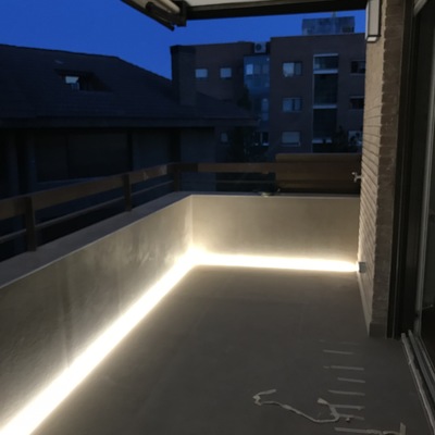 iluminación terraza
